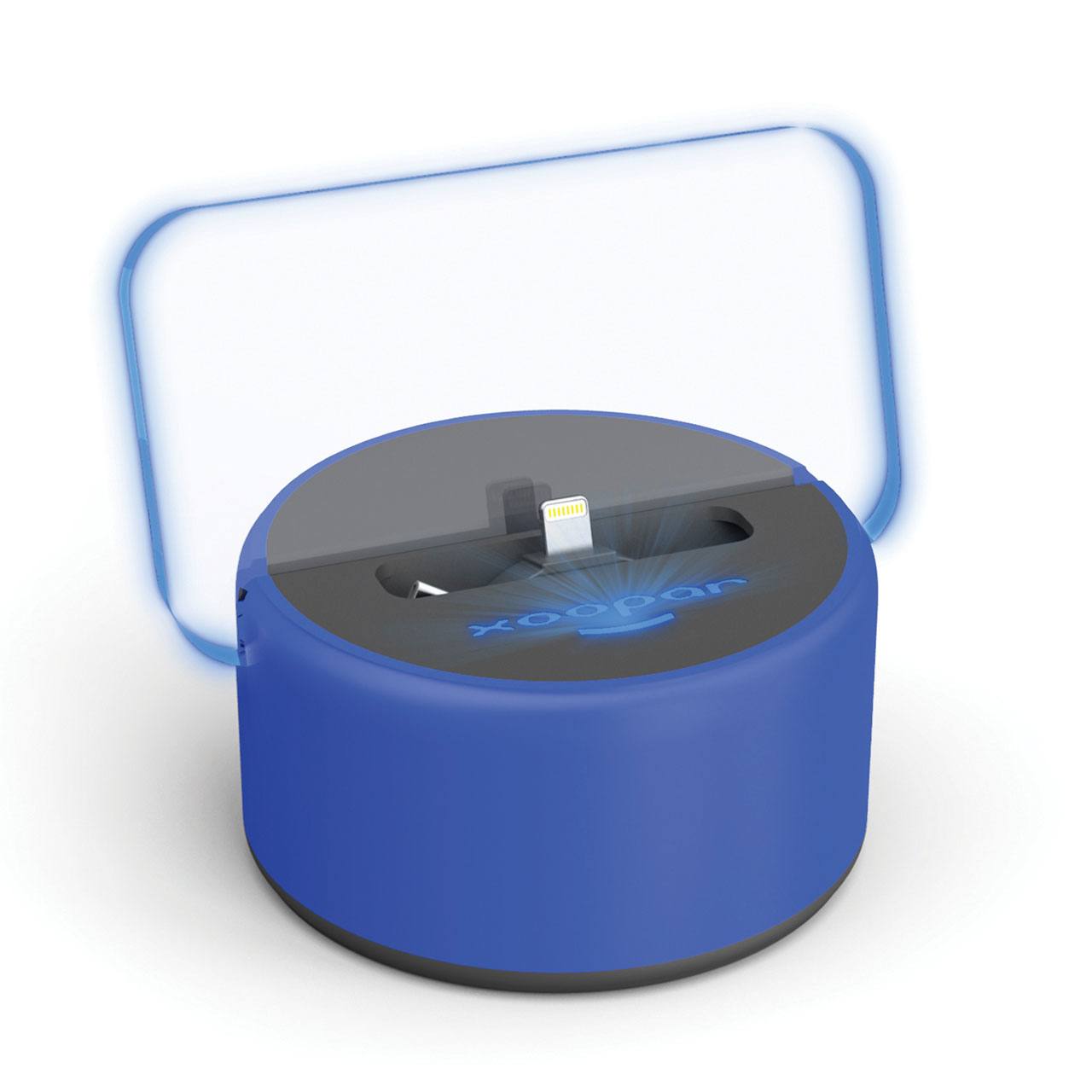 charging hub in blue