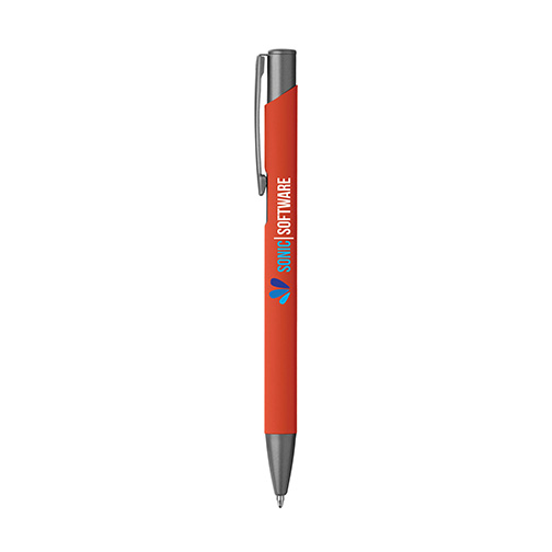 crosby soft touch pen in orange