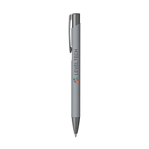 crosby soft touch pen in silver