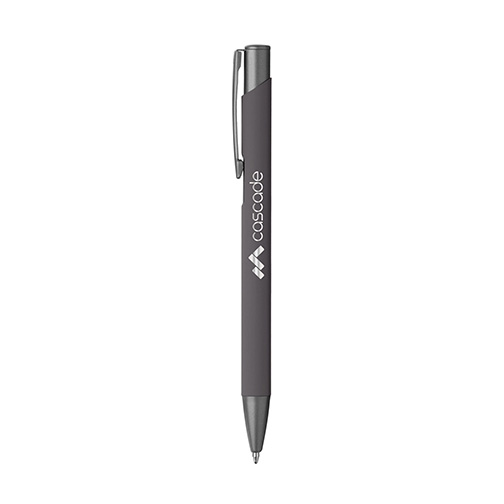 crosby soft touch pen in grey