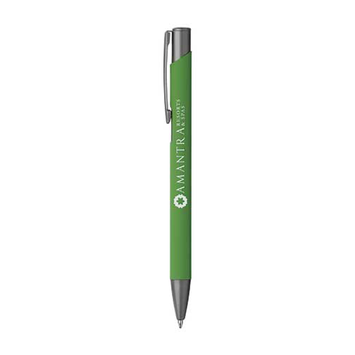 crosby soft touch pen in green