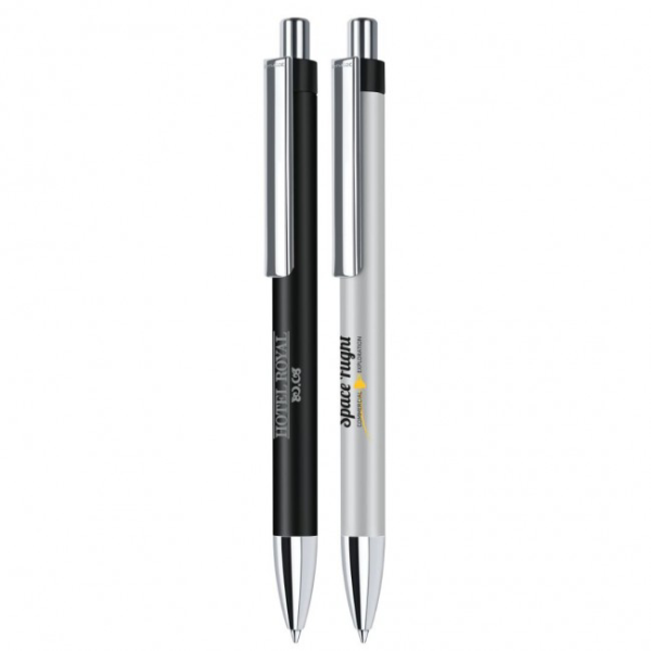 polar pen in black and silver