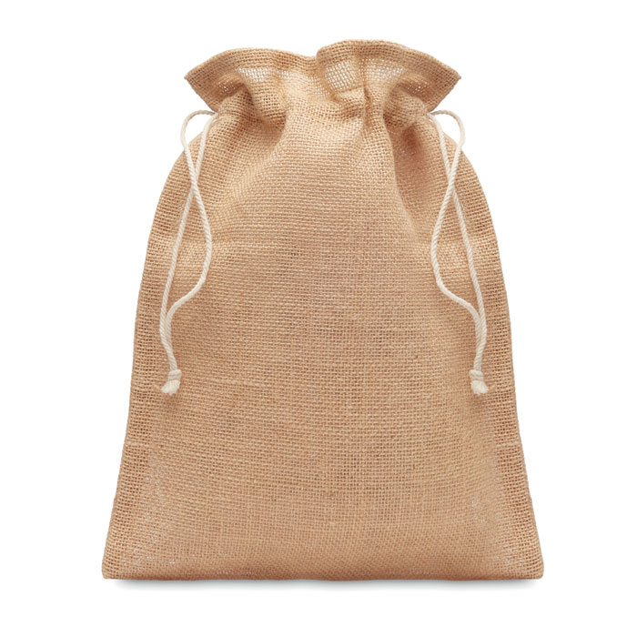 jute drawstring gift bag