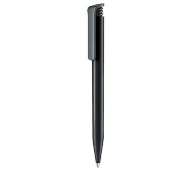 black super hit recycled pen with black clip