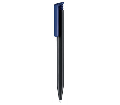 black super hit recycled pen with dark blue clip