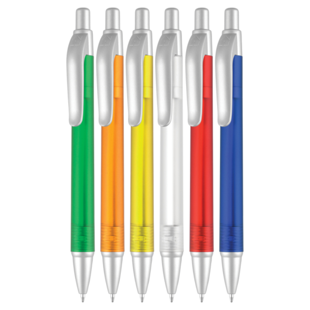 group shot of panther ballpens