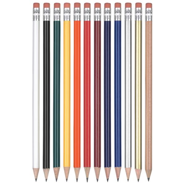 WE pencil range with eraser