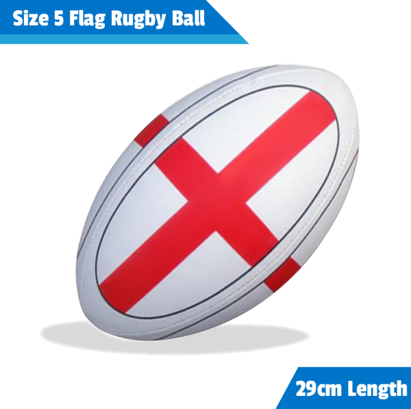 Flag rugby ball size 5