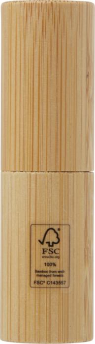 FSC certified bamboo cased lip balm