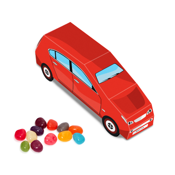 Car Box with Jelly Beans