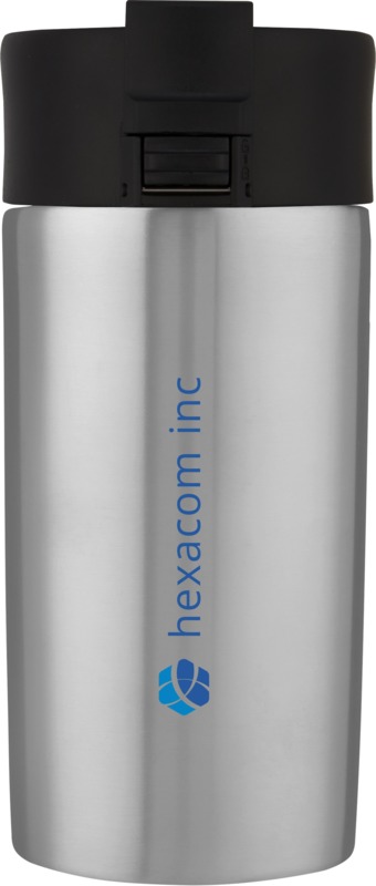 Silver Jetta 330 ml copper vacuum insulated tumbler with print