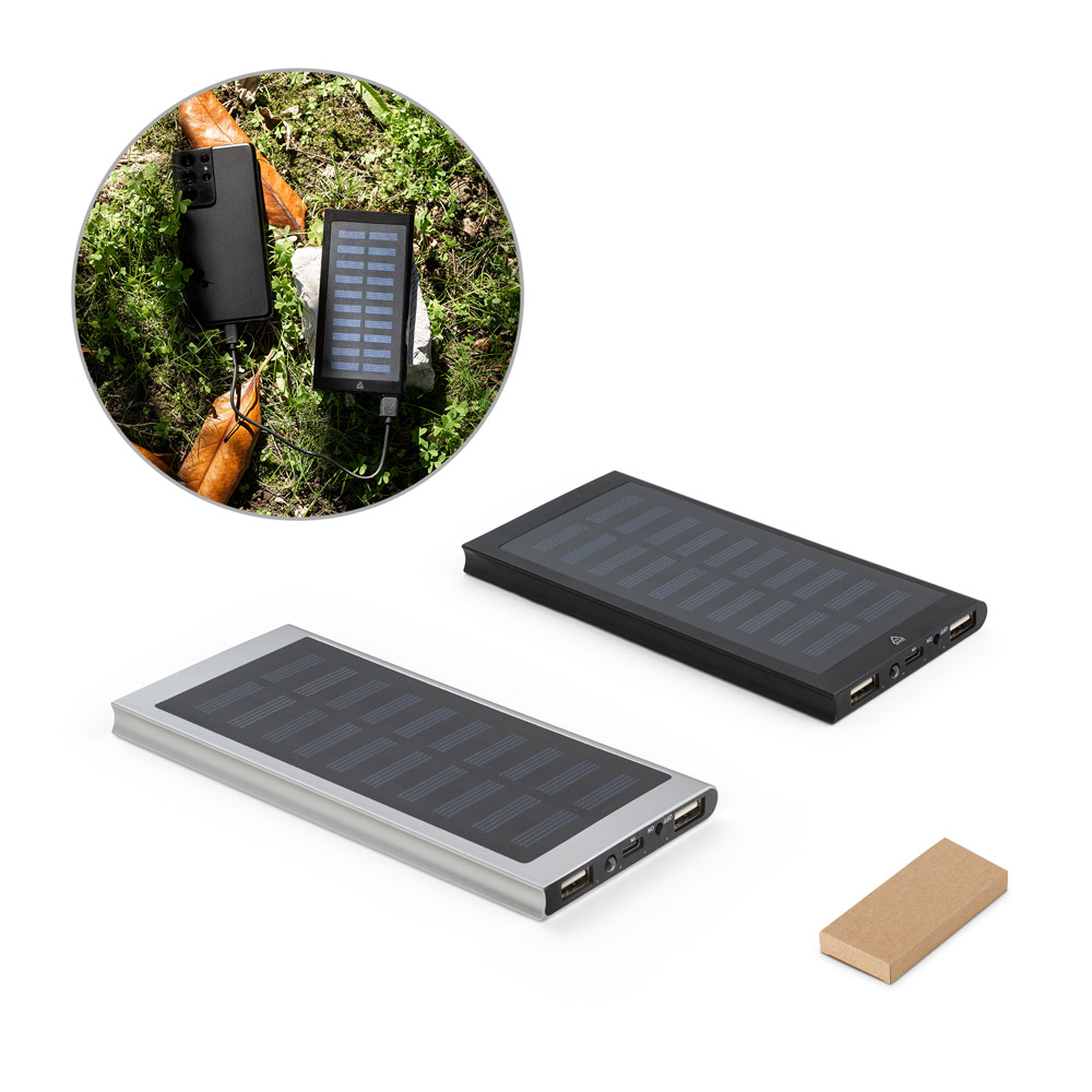 Recycled Aluminium Solar Power Bank