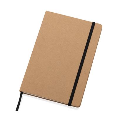 Brown recycled kraft and stonepaper notebook