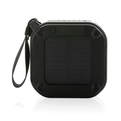 The solar side of the 3W RCS recycled plastic wireless sunwave solar speaker