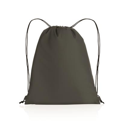 Anthracite RPET 190T drawstring bag