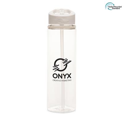 Evander Recycled 725ml Sports Bottle with white lid