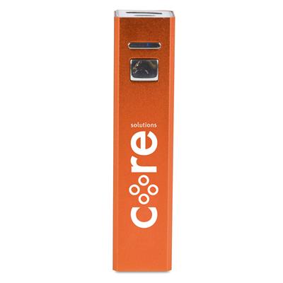 Cuboid Power Bank amber