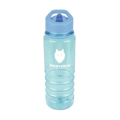light blue 750ml bottle