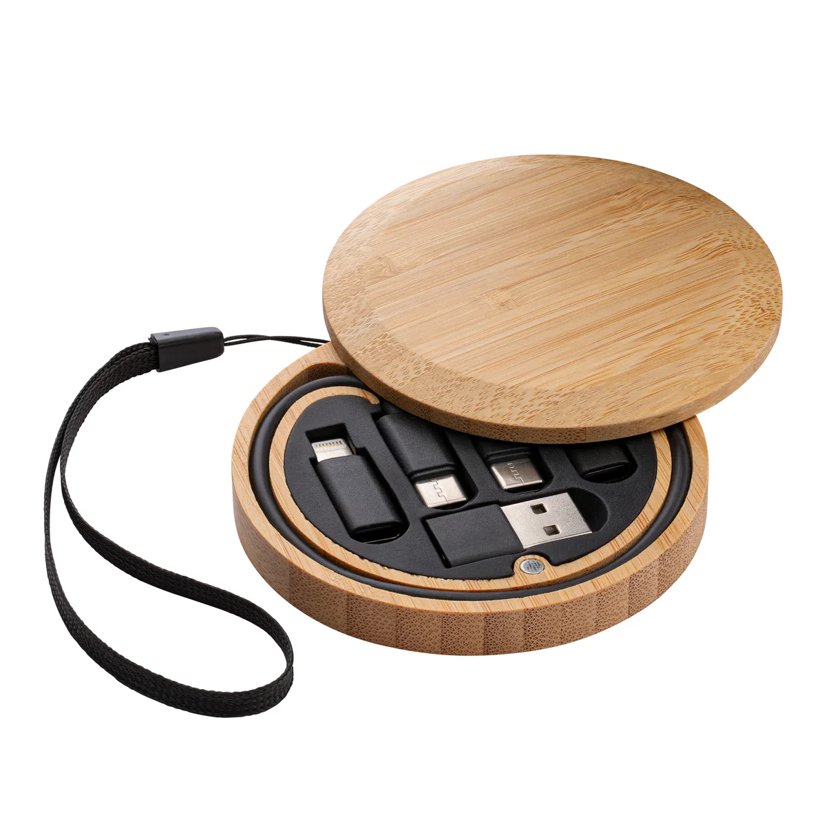 Bamboo 6-in-1 Charging Cable open