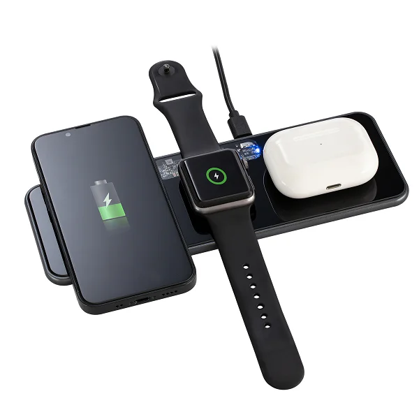 3-in-1 Fast Wireless Charger charging items