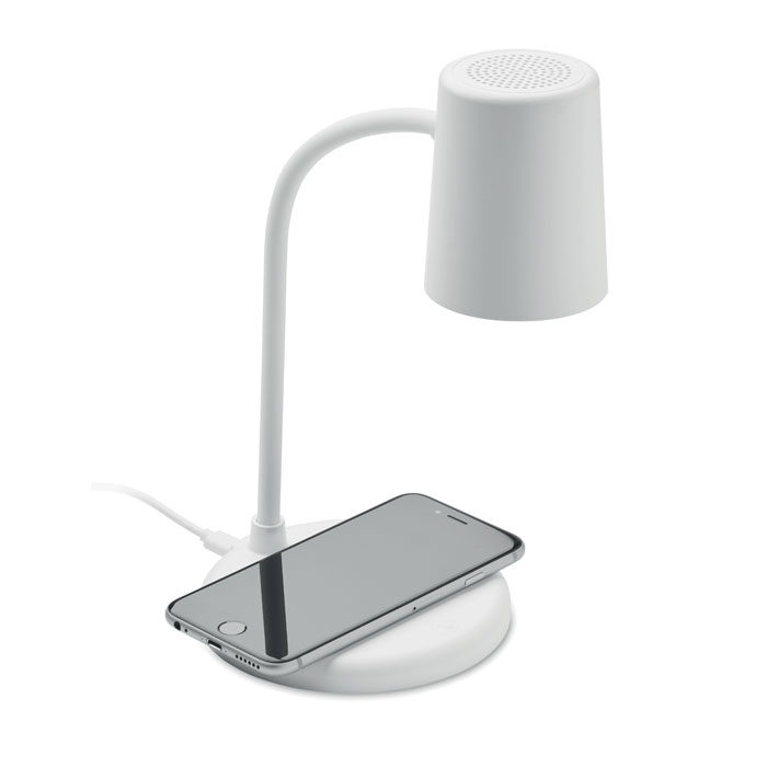 Wireless charging office lamp with 5.1 wireless speaker