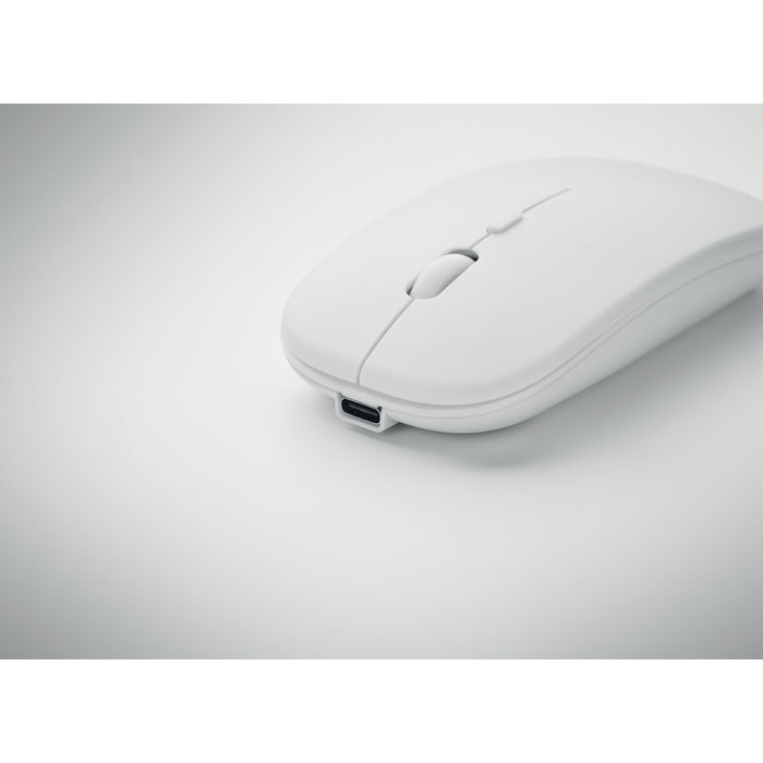 Wireless rechargeable optical mouse in recycled ABS