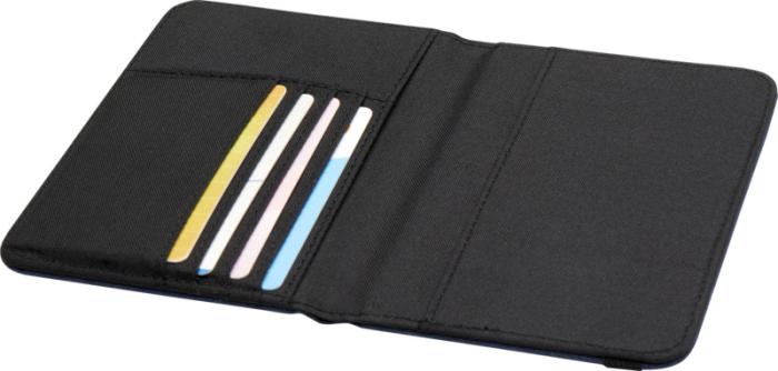 Ross GRS RPET RFID passport holder open