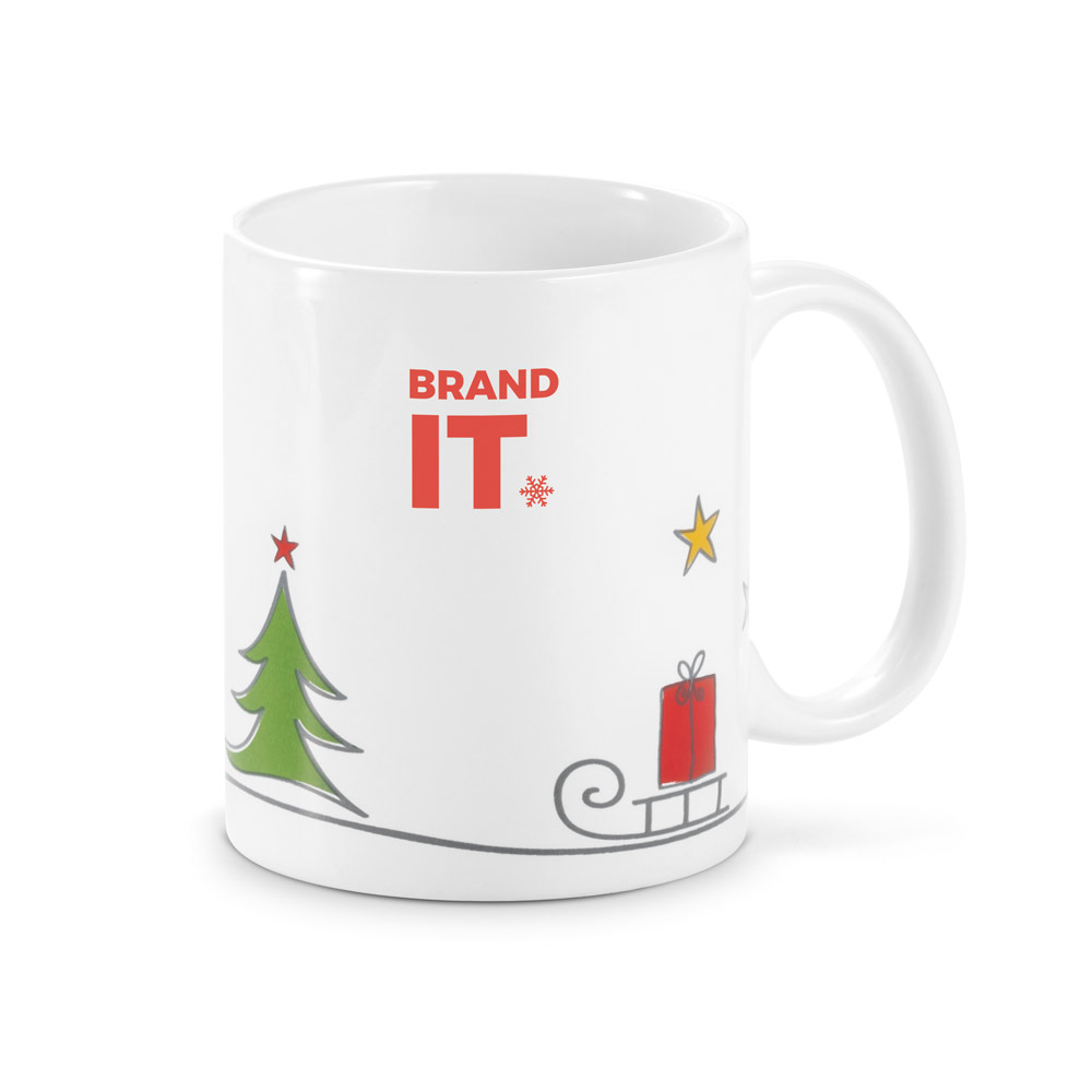 Christmas Mug	with print