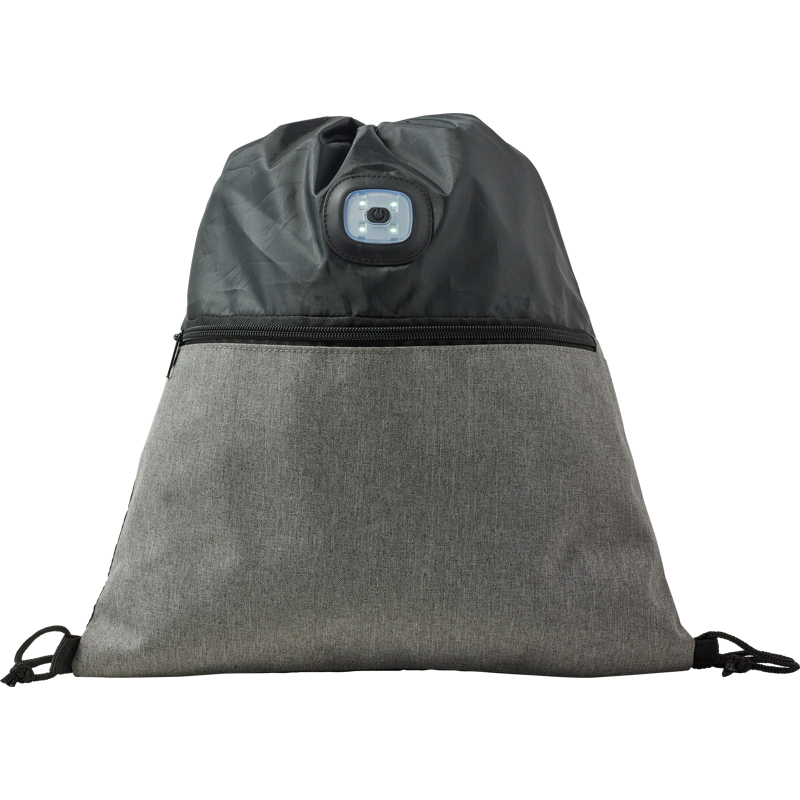 Drawstring Backpack with COB light