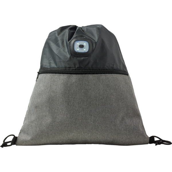 Drawstring Backpack with COB light