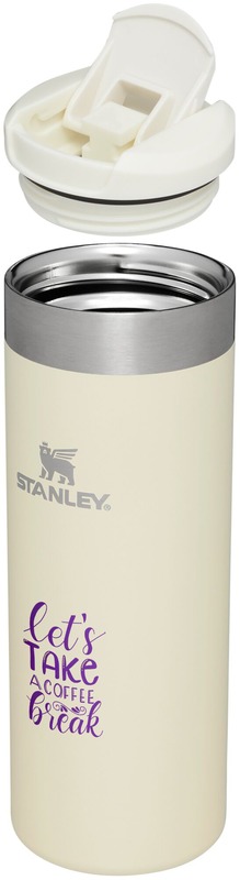 Stanley 470 ml AeroLight™ transit tumbler in Cream with components