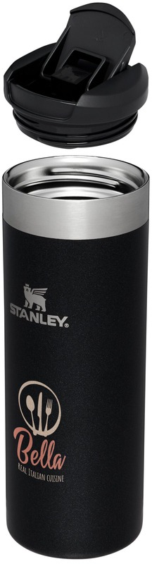 Stanley 470 ml AeroLight™ transit tumbler in Black with components