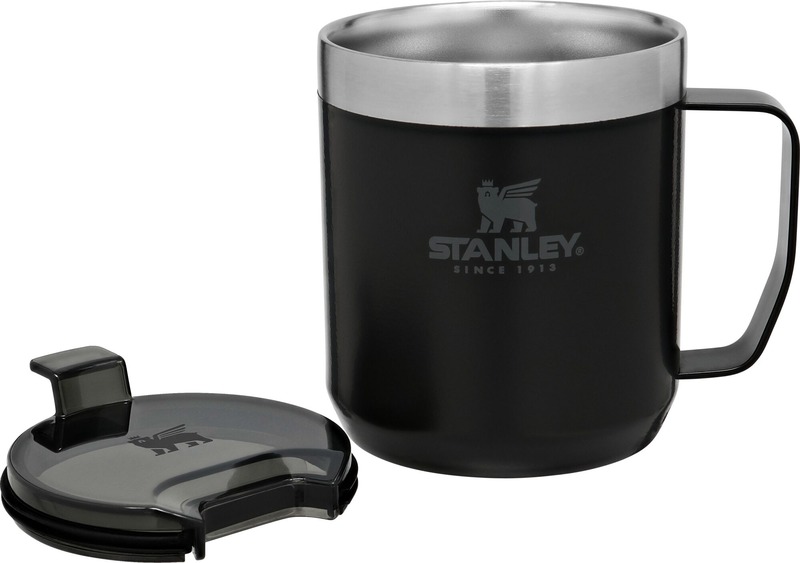 	Stanley Classic 350 ml camp mug in Black with components