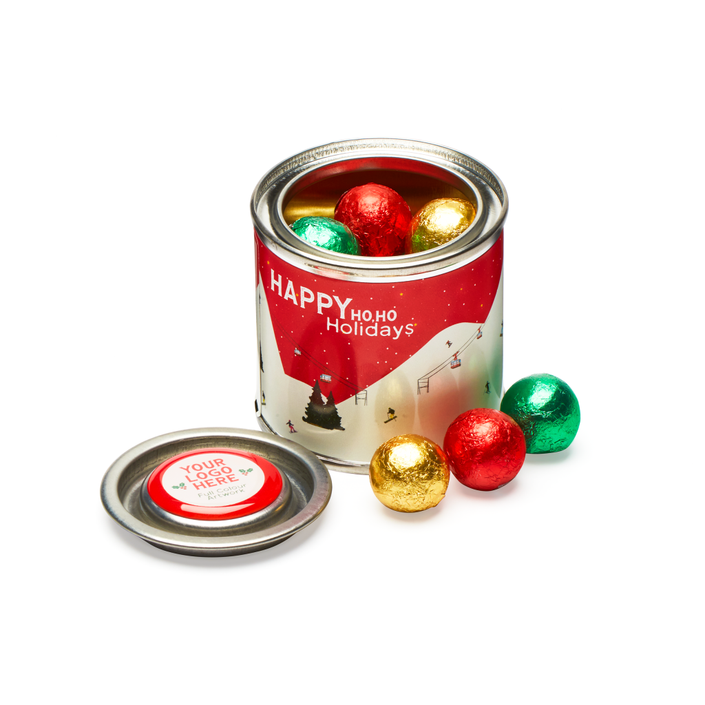 Tin filled with Chocolate Balls