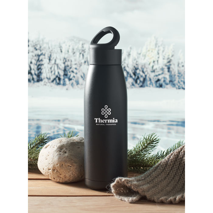 Calefrio Insulated Recycled Bottle	with print