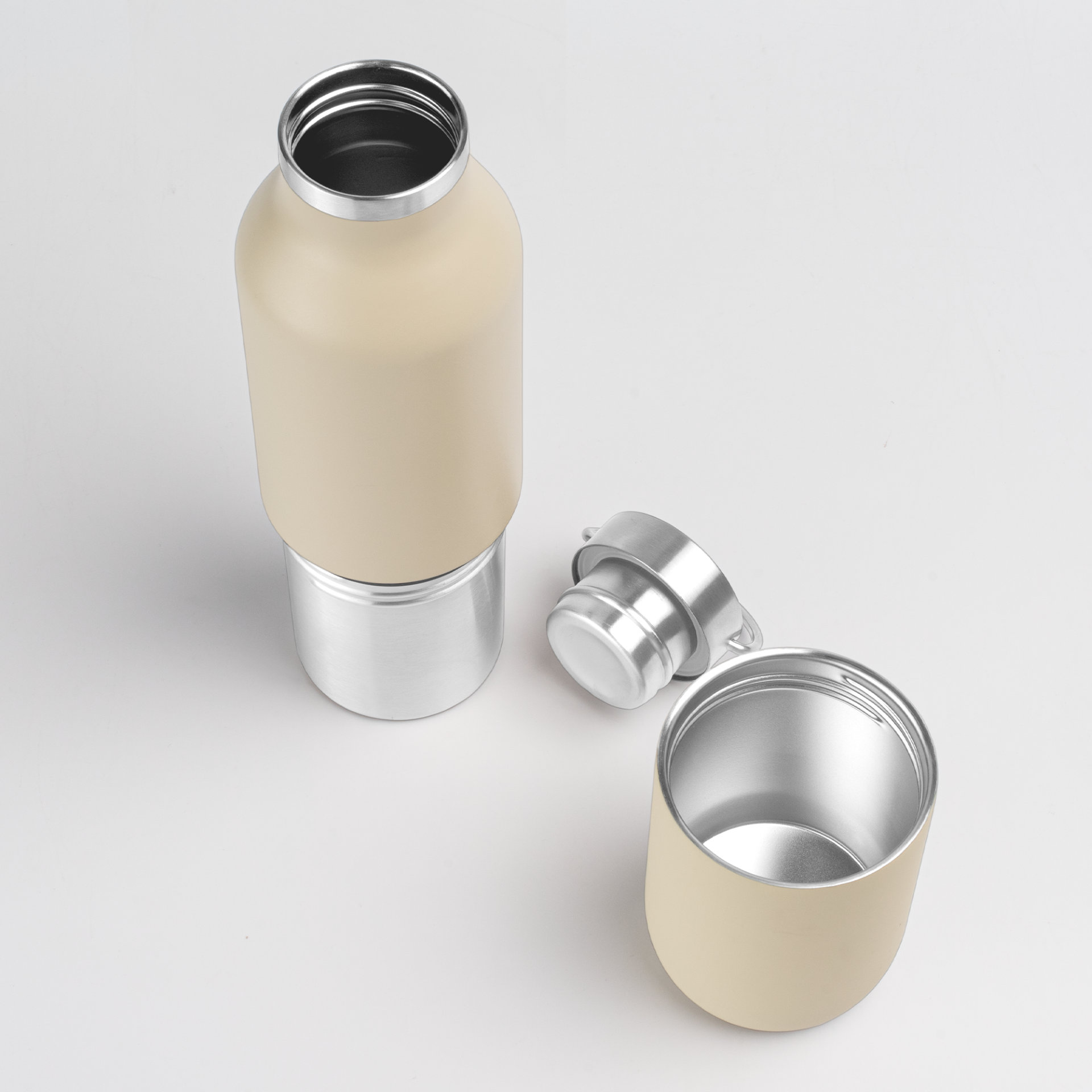 2-in-1 Recycled Steel Flask components