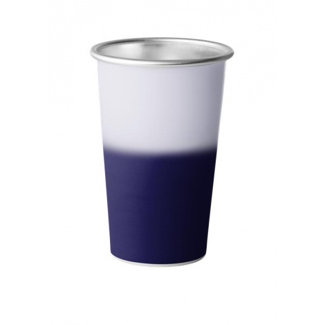 Navy Recycled Aluminium colour changing cup