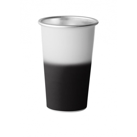 Black Recycled Aluminium colour changing cup