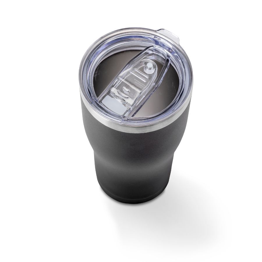 Top of Black Insulated Cup