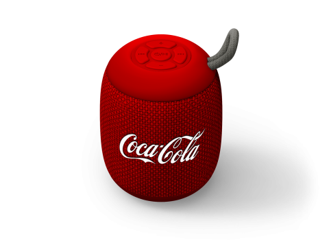 Flare Bluetooth Speaker with coca cola logo