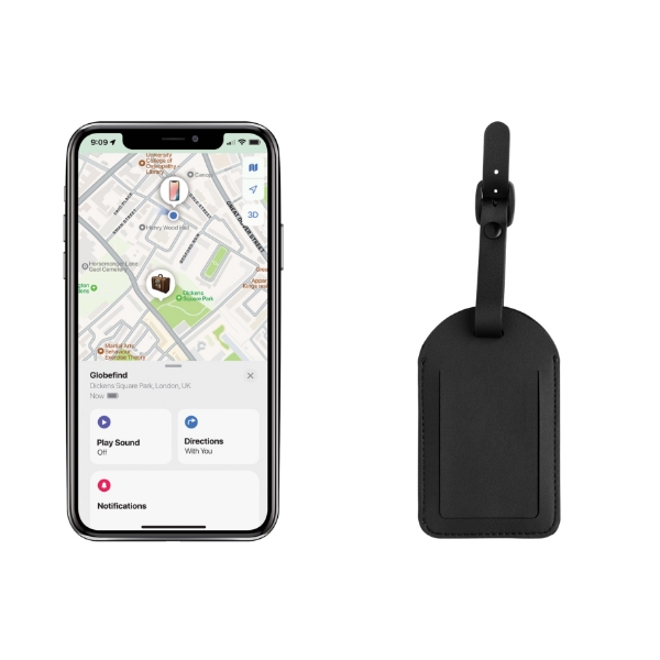 Globetrack Luggage Tag tracking in use