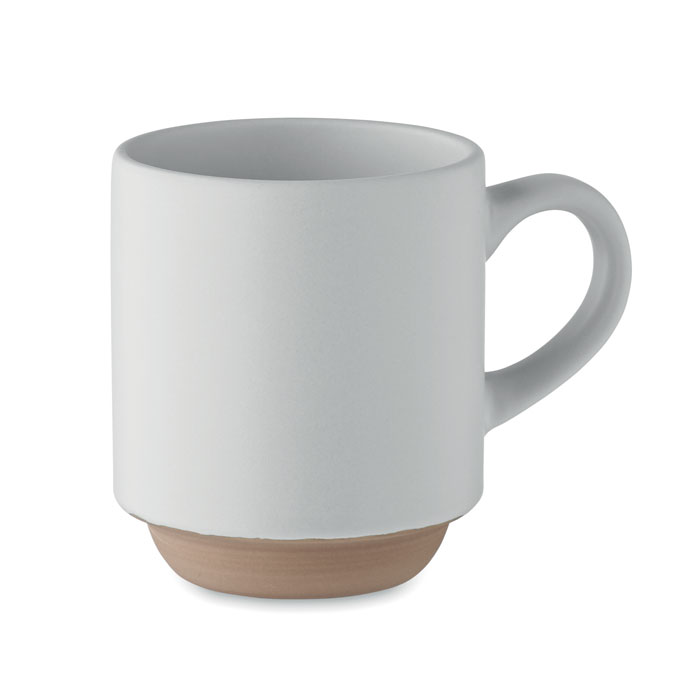 Ceramic Stackable Mug in White