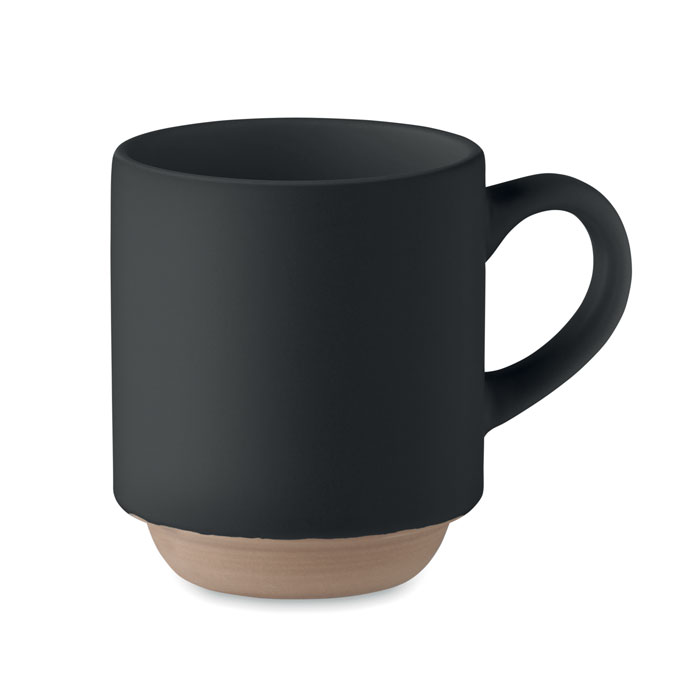 Ceramic Stackable Mug in Black