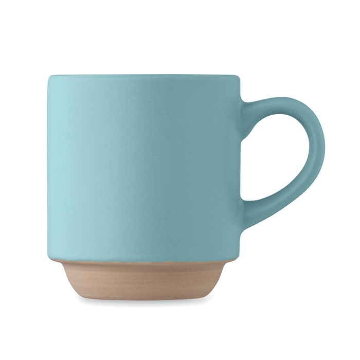 Ceramic Stackable Mug in Petrol Blue