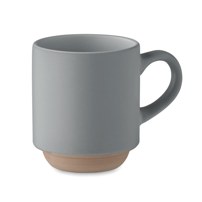 Ceramic Stackable Mug in Grey