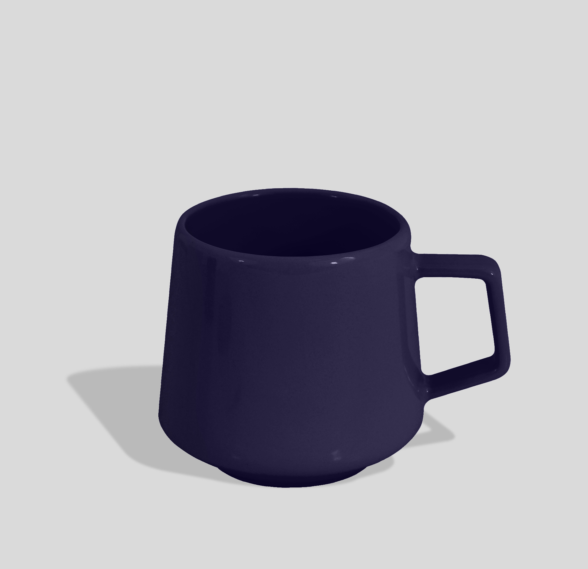 Karlo mug in dark purple