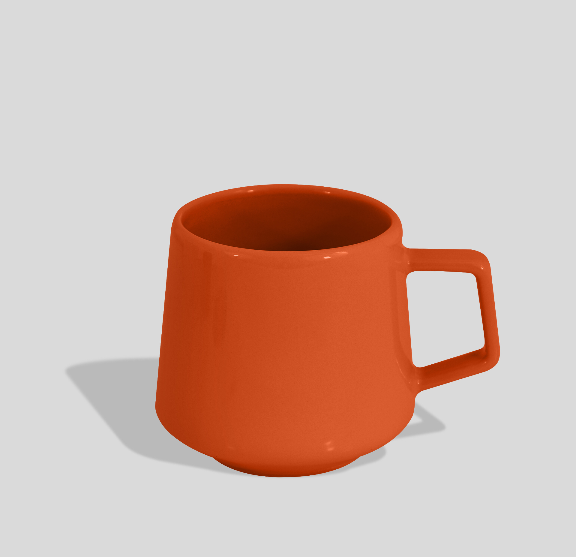 Karlo mug in burned orange