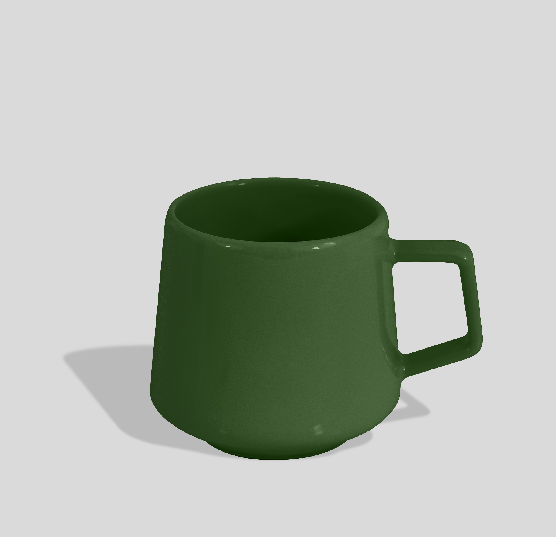 Karlo mug in forest green