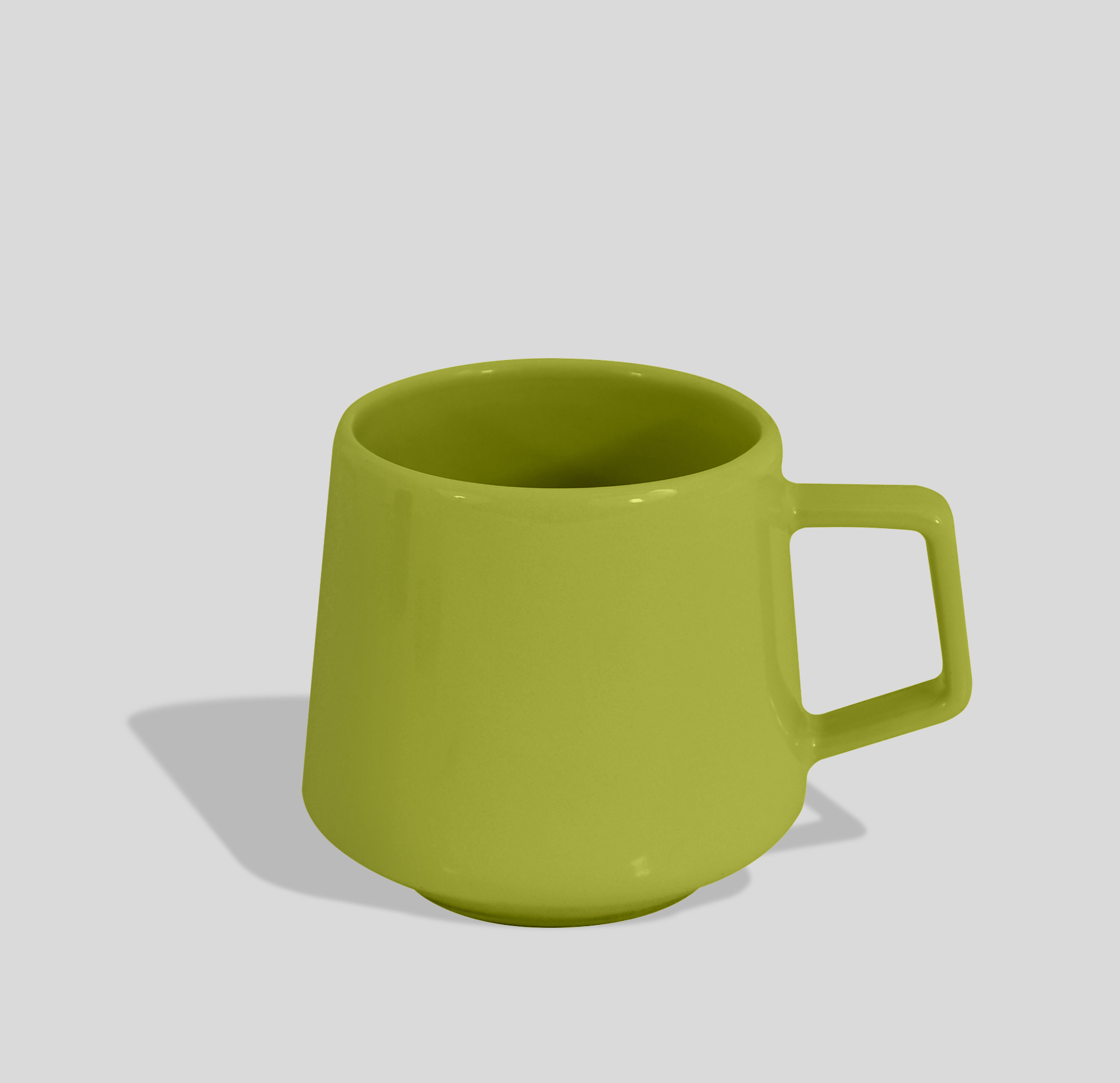 Karlo mug in lime green