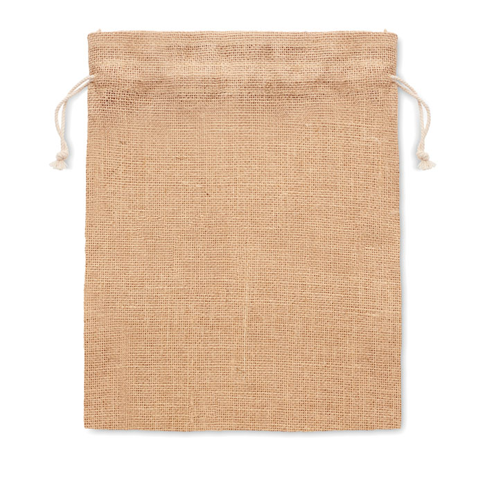 jute drawstring gift bag